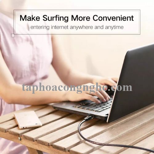 Ugreen 20161 3M màu Đen Cáp mạng LAN CAT6 UTP NW102 30020161